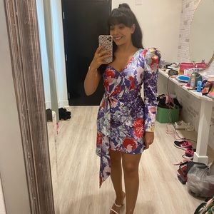 Lavish Alice Mix puff dress